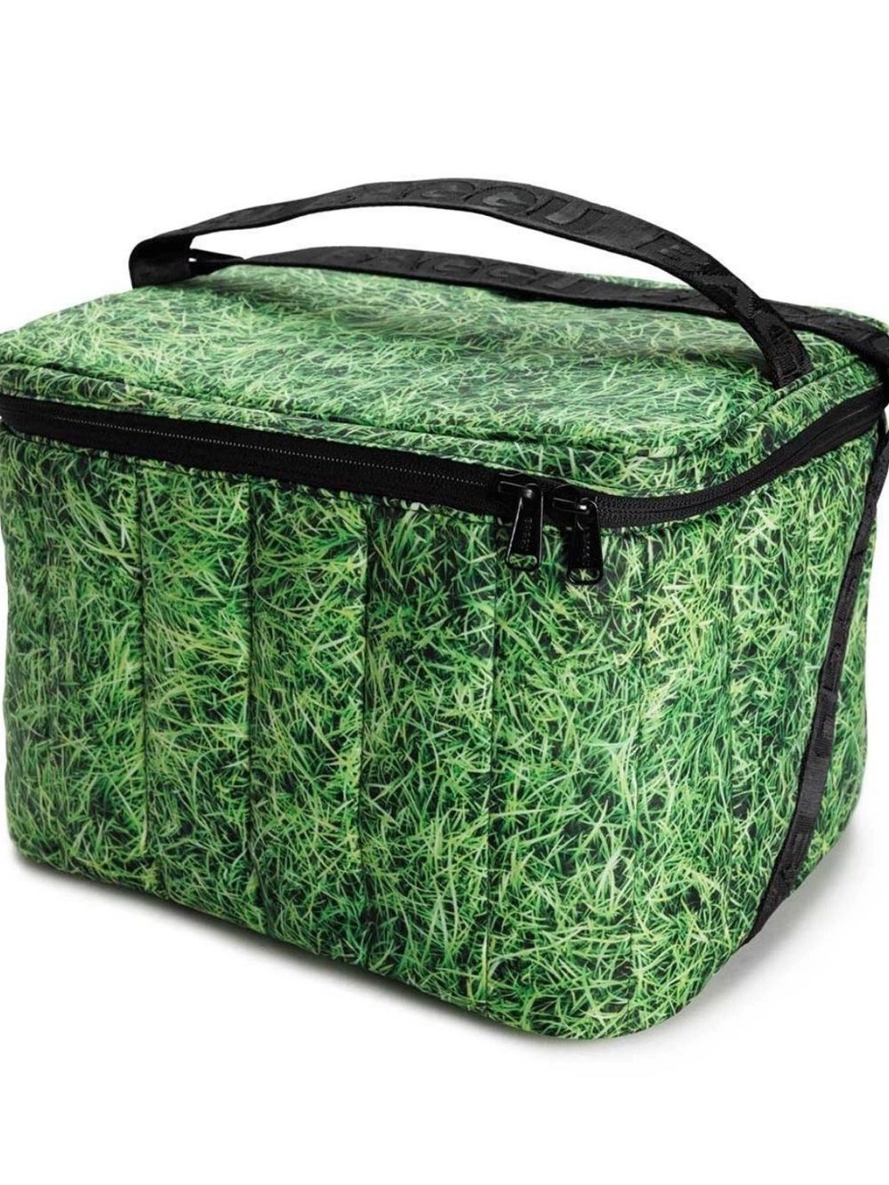 Baggu Green Grass Print Insulated cooler